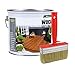 Produktbild Woca Exterior Öl Walnuss 2,5 Liter inkl. Flächenstreicher Pinsel 3 x 12 cm