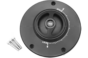 N/A GENERIC Fuel Tank Cap For Yamaha MT-10 MT-07 MT-09 Tracer 900/GT XSR900 XSR700 MT-15 MT-25 MT-03 MT-01 Motorcycle Gas Cover Keyless Quick Release (Black)