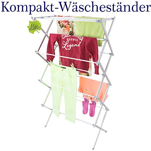 Wäscheständer, Handtuchhalter, 9,25 Meter Trockenlänge, 8 Ebenen - 2