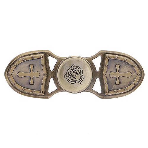 GGG Dual Caesar Crusader Fidget Hand Antique Ancient Style Metal Stress Reducer Spinner EDC Kids Adult Toy for Focusing ADHD Anxiety Autism Quitting Bad Habits and So On(Bronze) GGG Dual Caesar Crusader Fidget Hand Antique Ancient Style Metal Stress Reducer Spinner EDC Kids Adult Toy for Focusing ADHD Anxiety Autism Quitting Bad Habits and So On(Bronze)