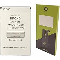 Batteria HIGHAKKU Per BRONDI Magnum 3, Amico N3, N.1 - Ricambio Compatibile - Foto 4