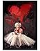Produktbild Marilyn Monroe in schwarzes Holz eingerahmtes James Patterson Poster 61x91,5cm