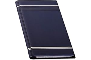 ‎DURABLE Durable Visifix Business Card Album Fixed Welded Pockets Capacity 96 Dark Blue Ref 8581-07