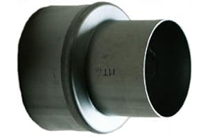 DACHRINNEN & ZUBEHÖR TITANZINK Ablaufrohr - Reduzierung Titanzink in den Größen 120-100, 100-87/80/76, 87-76, 80-76/60 & 76-60 (100-80 mm)