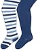 Twins Baby Boys Strumpfhose, 2er-Pack, Ringel/uni Tights, Blue (Blau 113), 6-9 Months (Herstellergröße: 74)