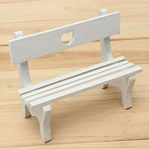 Kungfull Mall Mini Resin Bench Micro Landschaft Dekoration Garten DIY Dekor