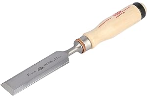 Stubai 353012 Ciseau à Bois Façon Suédois avec Manche, Beige/Argent, 35 mm