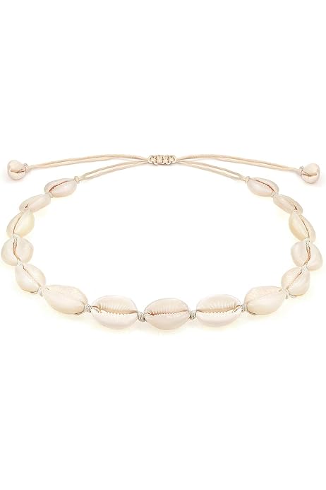 Lot De 2 Bracelets De Cheville Coquillage Bohème Dishowme - Bijoux De Plage été Réglables Pour Femmes - Style Hawaïen - 13
