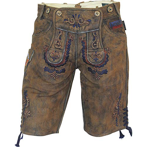 Preisvergleich Produktbild Wiesnkönig Lederhose Erdinger Fanclub braun