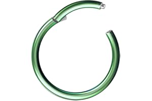 Taffstyle Segment Piercing mit Scharnier Chirurgenstahl für Septum Tragus Helix Nase Lippe Ohr Intim