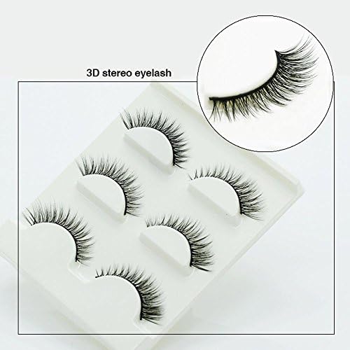 Natural amazing 3D stereo multilayer false eyelash pure hand made eyelash (3 pairs) 3D-33