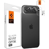 Spigen iPhone Air ile Uyumlu Kamera Lens Koruyucu Cam Kolay Kurulum Glas.tR EZ Fit Optik Pro (2 Adet) Gray - AGL10130