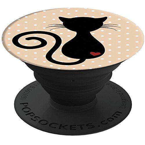 PopSockets PS20582 - Soporte telesc  pico para Smartphones y tabletas  Estilo Gato