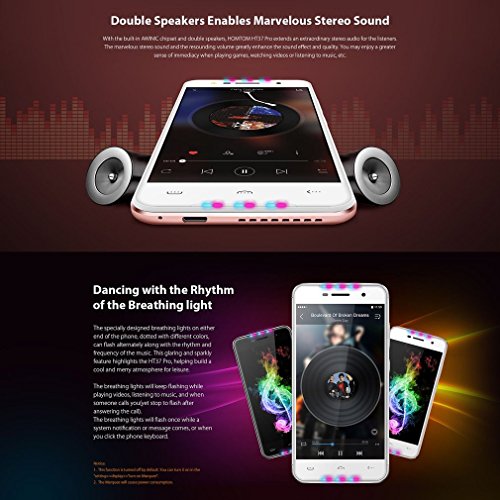 Smartphone Libre,HOMTOM HT37 Pro 4G Android 7.0(Pantalla HD 5.0