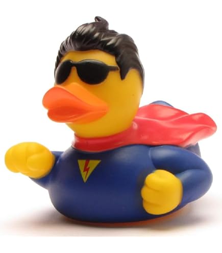 Lilalu Sailor Ente Spielzeug 8,5 Cm – Bunte Gummi-Ente Für Bad, Baby & Sammler