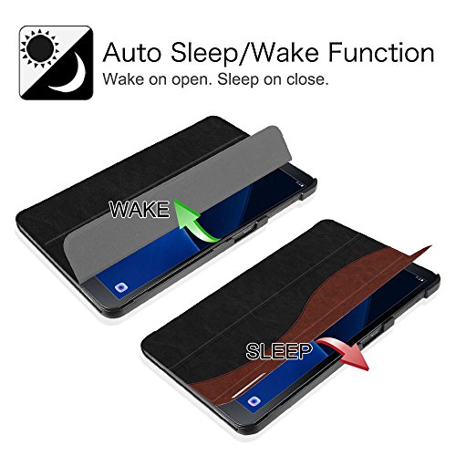 Fintie Samsung Galaxy Tab A 10.1 Hülle – Ultra Schlank Superleicht Ständer Smart Shell Case Cover Schutzhülle Etui Tasche mit Auto Schlaf / Wach Funktion für Samsung Galaxy Tab A 10,1 Zoll T580N / T585N Tablet (2016 Version), doppelfarbig - 5