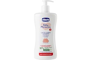 Chicco BABY SENSITIVE SKIN – lätt kroppsmjölk, 500 ml, 0 m