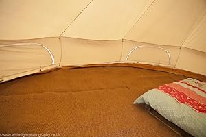 BELL TENT BOUTIQUE...HAPPY GLAMPING Bell Tent Boutique Anjengo Bell Tent Coir Mats - Half Moon or Full Floor Covering – Fits 3m to 7m Tents