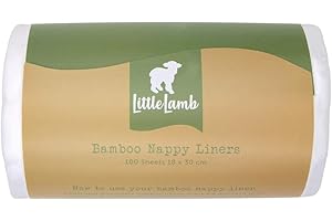 Little Lamb - super softes Bambus-Vlies (100 Blatt) - für Stoffwindeln & Windeln