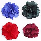 HITTIME Fashion Woman Peony Flower Hair Clip Hairpin Brooch Bridal