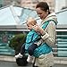 ECOSUSI 100% Cotton Cute Design Hip Seat Baby Carrier Front and Back Carrier with Waist Stool Sapphire