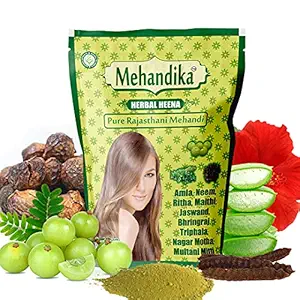 Mehandika Herbal Henna (500Gm Pack Of 2)+ free shower cap