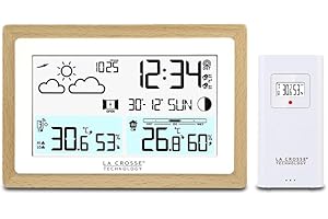 La Crosse Technology Station météo contour bois WS6282