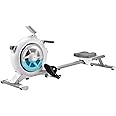 LET’S Play 2 in 1 Water Rower for Gym and Home Workout with Water and Magnetic Resistance, 32 Tension Level Rowing Machine for Full Body Exercise (Water Rower)