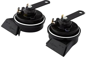 HELLA Trumpet Horn - ESSENTIAL HORN TE22 SET - 12V - 110dB(A) - Frequency range from: 400Hz - Frequency range to: 500Hz - High Tone/Low Tone - Electric - Flat Plug-in Connector - 3FH 007 728-831