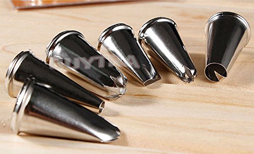 leading-star Spritztüllen-Set, für Kuchendekoration, 6-teilig - 3