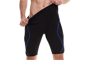 DownLTL Faja Reductora Hombre Pantalones Running Abdomen Moldeadora Neopreno Braga Pantalón Gym Boxers Fitness Deporte Sauna