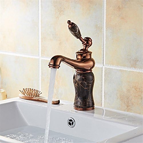 Wash basin faucet home faucet European antique copper cold and hot water tap,a