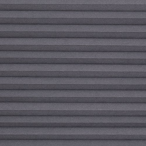 Lichtblick PTT.110.130.02 Plissee Klemmfix TOP, Thermo, ohne Bohren, verspannt – Grau 110 x 130 cm (B x L) - 3