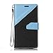 Produktbild Caseforyou for Samsung Galaxy A5 (2017) A520 Hülle for Flip Fall Con Hülle for (Sky Blue + Black)