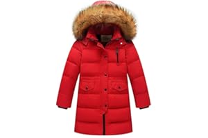 MEYOCEYO Piumino Bambini Invernale Unisex Cappotto Mantieni Caldo Giacca Antivento Parka con Cappuccio Giubbotti Snowsuit