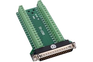 EUROHARRY Connecteur de borne de dérivation DB37 mâle D-SUB 2 rangées 37 Broches