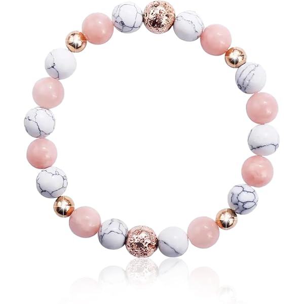 Bracelet En Pierres Labradorite Naturelles 8mm - Avec Pendentif Double Bonheur En Argent 925 - Cadeau Bijou