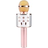 PSR Aksesuar WS-858 Bluetooth Karaoke Mikrofon &ndash; Kablosuz Hoparl&ouml;r, Yankı Efektli, G&uuml;r&uuml;lt&uuml; &Ouml;nleyici, 1800mAh Şarjlı, iOS & An