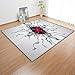 Produktbild YSX-carpet Bereich Teppich, Wohnzimmer Couchtisch weichen rutschfesten Schlafzimmer Sofakissen, waschbar Kinderspielzimmer Matte,M3,5.2ftx3.9ft
