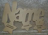 Schlummerlicht24 Nachtlicht "Taufstern", Geschenk mit individuellem Namen, ideal als Geburts- oder Taufgeschenk für das Kinderzimmer, handgemacht