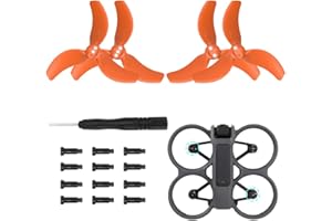 MEENEWCHING Hélices para Avata 2 hélices, Drone Avatar Propeller con 12 tornillos y destornilladores, accesorios para reemplazo de drones, 3032S DJI Avatar, 2 hojas de hélice, silencioso, accesorios para