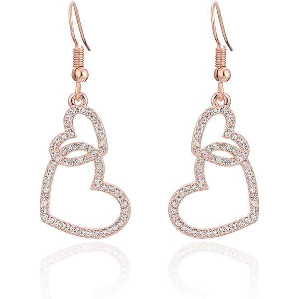 Orecchini Cerchio Stella E Luna Oro Rosa: Acciaio Inossidabile, Design Delicato E Moderno - Foto 4