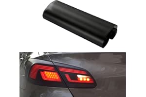 NEWL 12 by 48 inches Self Adhesive Auto Car Tint Headlight Taillight Fog Light Vinyl Smoke Film Sheet Sticker Cover (Matte Smoke)