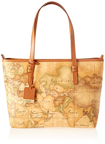 Alviero Martini 1a classe D006 Beige (Naturale) Borsa a Mano Donna 36x23x13 cm