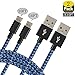 Produktbild AOSOK Micro-USB-Ladekabel, 3 m, geflochten, langes Schnellladekabel für Samsung Galaxy S7/S6/Edge Note 5 4, J7 J3, Tablet, Kindle, PS4 Controller, Moto, LG, HTC, mehr, blau