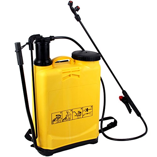 Drucksprüher Pflanzensprüher Rückenspritze Pump Gartenspritze Dünger Sprüher Unkrautspritzer 16,8l - 2