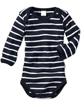 wellyou, 2er Set Kinder Baby-Body Langarm-Body, marine-blau weiß gestreift, geringelt, für Jungen und Mädchen,...