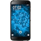 PhoneNatic Case für BlackBerry DTEK60 Hülle Silikon grau transparent Cover DTEK60 Tasche + 2 Schutzfolien - 