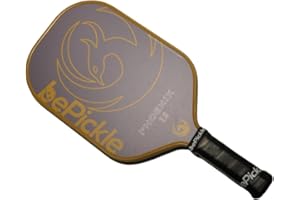 BEPICKLE Pala de Pickleball de Grafito de 19mm aprobada por la USAPA con Funda de Neopreno. Resistente y Ligera con un Amplio Punto Dulce Que Proporciona un Golpe óptimo en la práctica totalidad de la Pala.
