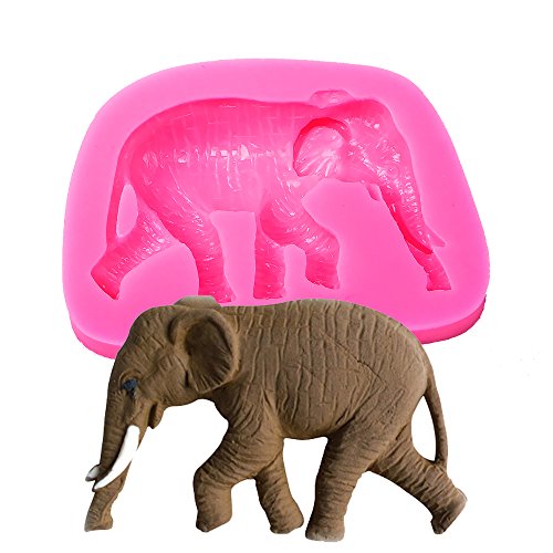 Elefant Form 3D Fondant Silikon Form Kerze Schokolade Seife Formen Zucker Craft Werkzeuge Backgeschirr